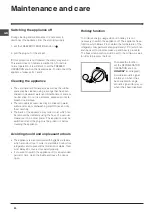 Preview for 20 page of Indesit BAN 34 PS Operating Instructions Manual