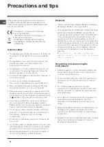 Preview for 22 page of Indesit BAN 34 PS Operating Instructions Manual