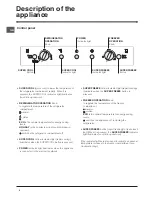 Preview for 4 page of Indesit BAN 344 NF Operating Instructions Manual