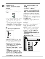 Preview for 58 page of Indesit BIAA 23 V xx Y Operating Instructions Manual