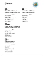 Preview for 2 page of Indesit BIAA xx x xx x Operating Instructions Manual