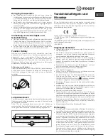 Preview for 31 page of Indesit BIAA xx x xx x Operating Instructions Manual