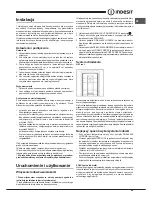 Preview for 45 page of Indesit BIAA xx x xx x Operating Instructions Manual