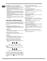 Preview for 48 page of Indesit BIAA xx x xx x Operating Instructions Manual