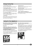 Preview for 11 page of Indesit C 133 UK Instructions For Installation And Use Manual