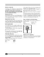 Preview for 4 page of Indesit C 138 Instructions For Installation And Use Manual