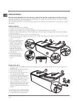 Preview for 4 page of Indesit CA 55 K Operating Instructions Manual