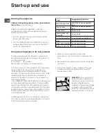 Preview for 6 page of Indesit CA 55 K Operating Instructions Manual