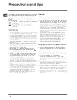 Preview for 18 page of Indesit CA 55 NX Operating Instructions Manual