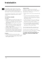 Preview for 22 page of Indesit CA 55 NX Operating Instructions Manual