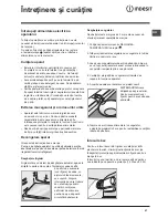 Preview for 47 page of Indesit CA 55 NX Operating Instructions Manual