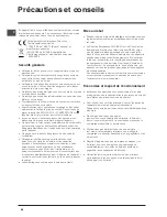 Preview for 88 page of Indesit CA 55 NX Operating Instructions Manual