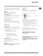 Preview for 3 page of Indesit CA 55 Series Operating Instructions Manual