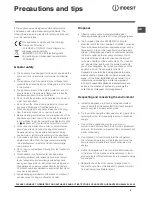 Preview for 9 page of Indesit CA 55 Series Operating Instructions Manual