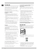 Preview for 32 page of Indesit CAA 55 NF.1 Operating Instructions Manual