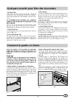 Preview for 21 page of Indesit CG 3100 Installation And Use Manual