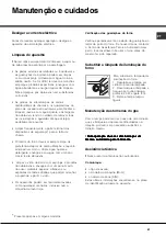 Preview for 61 page of Indesit CP65SP2 L/HA Operating Instructions Manual