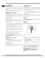 Preview for 6 page of Indesit DBIAA 3 Operating Instructions Manual