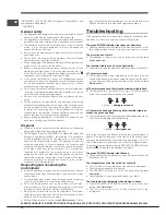 Preview for 10 page of Indesit DBIAA 3 Operating Instructions Manual