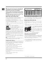 Preview for 26 page of Indesit DISR 14B Operating Instructions Manual