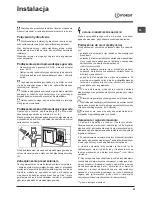 Preview for 33 page of Indesit DISR 14B Operating Instructions Manual