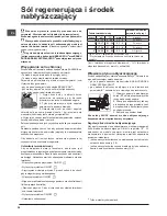 Preview for 36 page of Indesit DISR 14B Operating Instructions Manual