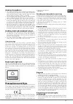 Preview for 11 page of Indesit EU HA7BY 9321 NFX Operating Instructions Manual