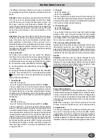 Preview for 7 page of Indesit FE 10 K GB Instructions For Installation And Use Manual