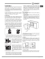 Preview for 17 page of Indesit FGIM K (BK) S Operating Instructions Manual