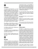 Preview for 3 page of Indesit FI 20.A (BK)/1 S Operating Instructions Manual