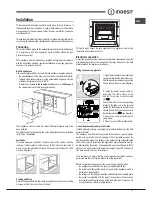 Preview for 17 page of Indesit FI 20.A (BK)/1 S Operating Instructions Manual