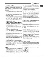 Preview for 21 page of Indesit FI 20.A (BK)/1 S Operating Instructions Manual