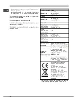 Preview for 24 page of Indesit FI 20.A (BK)/1 S Operating Instructions Manual