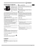 Preview for 43 page of Indesit FI 20.A (BK)/1 S Operating Instructions Manual