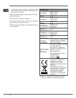 Preview for 48 page of Indesit FI 20.A (BK)/1 S Operating Instructions Manual