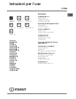 Indesit FI 20 C.B IX IB Operating Instructions Manual preview