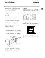 Preview for 13 page of Indesit FI 20 C.B IX IB Operating Instructions Manual