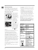 Preview for 14 page of Indesit FI 20 C.B IX IB Operating Instructions Manual