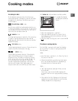 Preview for 17 page of Indesit FI 20 C.B IX IB Operating Instructions Manual