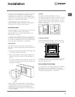 Preview for 23 page of Indesit FI 20 C.B IX IB Operating Instructions Manual