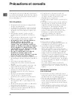 Preview for 30 page of Indesit FI 20 C.B IX IB Operating Instructions Manual