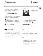 Preview for 57 page of Indesit FI 20 C.B IX IB Operating Instructions Manual