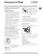 Preview for 71 page of Indesit FI 53 K.A IX/BK UK Operating Instructions Manual