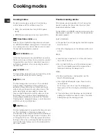 Preview for 6 page of Indesit FIE 56 K.B IX GB Operating Instructions Manual