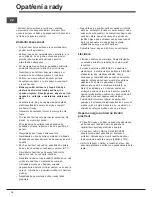 Preview for 16 page of Indesit FIM 532J K.A IX Operating Instructions Manual