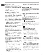 Preview for 56 page of Indesit FIM 532J K.A IX Operating Instructions Manual