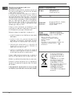 Preview for 62 page of Indesit FIM 532J K.A IX Operating Instructions Manual