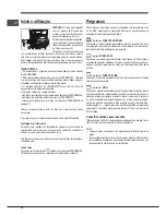 Preview for 36 page of Indesit FIM20 K.A S Operating Instructions Manual