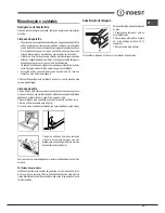 Preview for 39 page of Indesit FIM20 K.A S Operating Instructions Manual