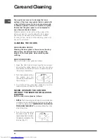 Preview for 20 page of Indesit FIMU 23 (BK) Instructions For Installation And Use Manual